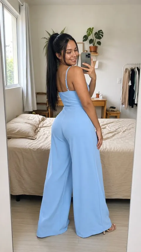 Macacão pantalona alça regulável - foto 2