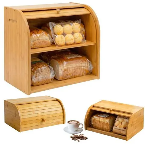 Porta-pão de bambu - foto 1